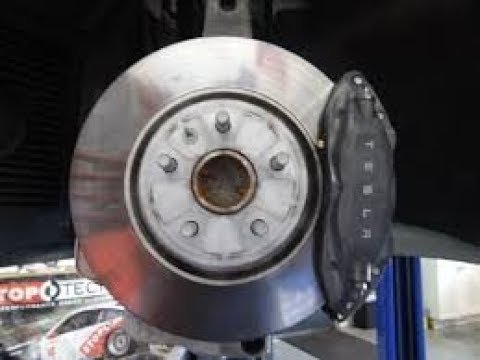 Tesla Model X Model S single rear brake