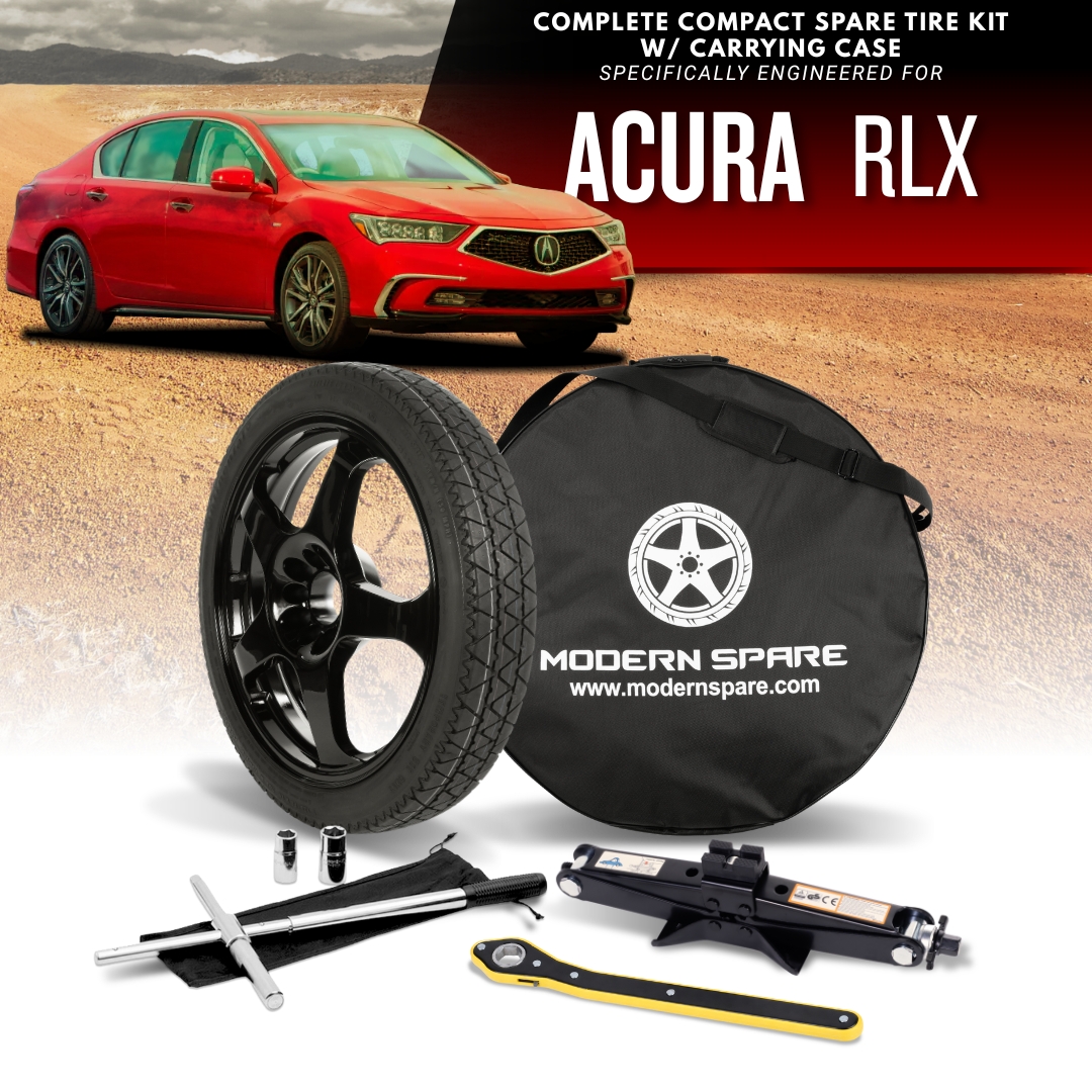For All 2013-2022 Acura RLX Models- Spare Tire And Complete Accessory Kit Options