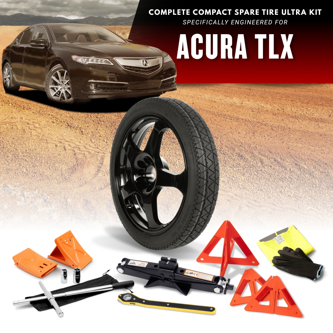 For All 2014-2020 Acura TLX Models- Spare Tire And Complete Accessory Kit Options