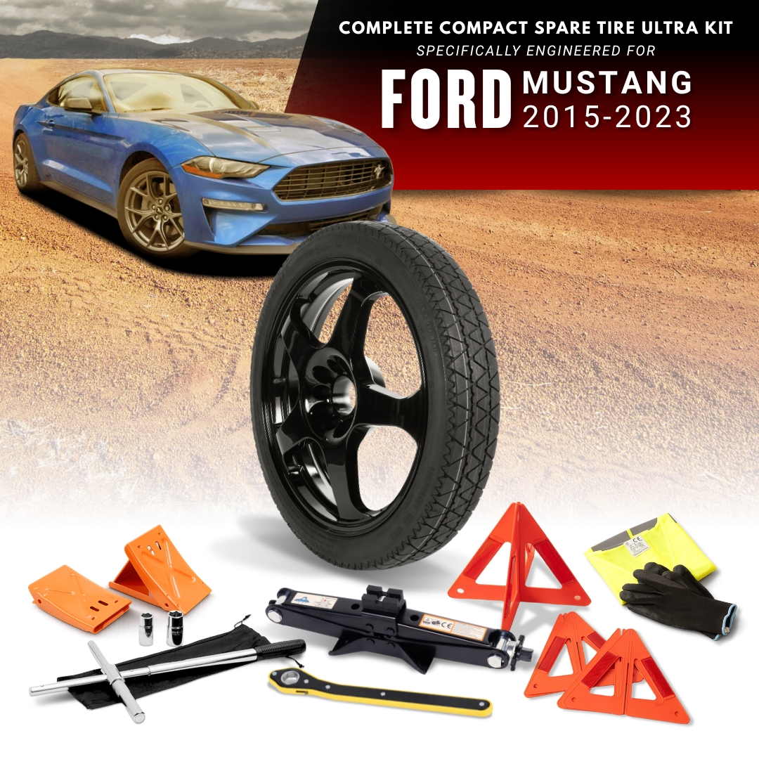 Fits 2015-2023 Ford Mustang Models- Spare Tire And Complete Accessory Kit Options