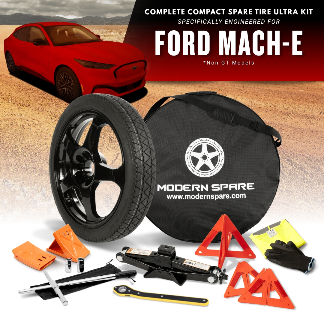 Fits All 2020-2026 Ford Mach-E (Non GT) Models- Spare Tire And Complete Accessory Kit Options