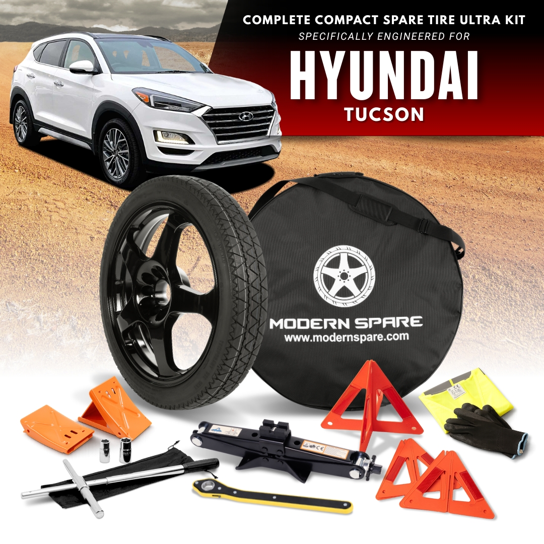 Fits All 2016-2020 Hyundai Tucson (Including Hybrid Models)- Spare Tire And Complete Accessory Kit Options