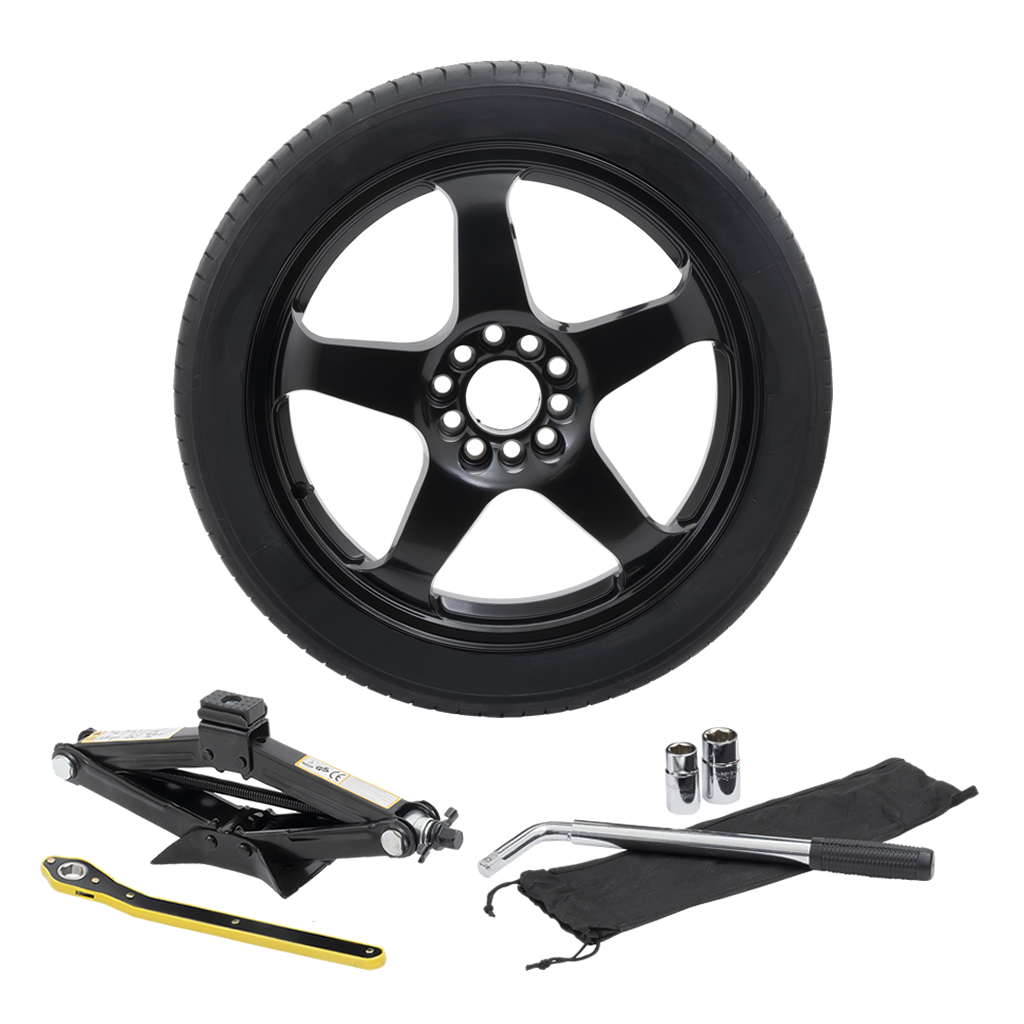 C4 Corvette Spare Tire Kit. Alloy Wheel, Compact Tire Modern Spare