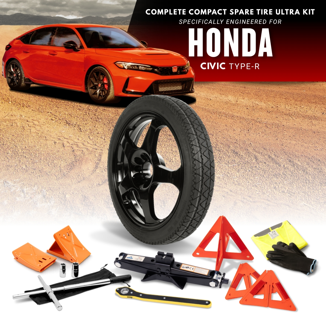 For All 2015-2026 Honda Civic Type-R Models- Spare Tire And Complete Accessory Kit Options