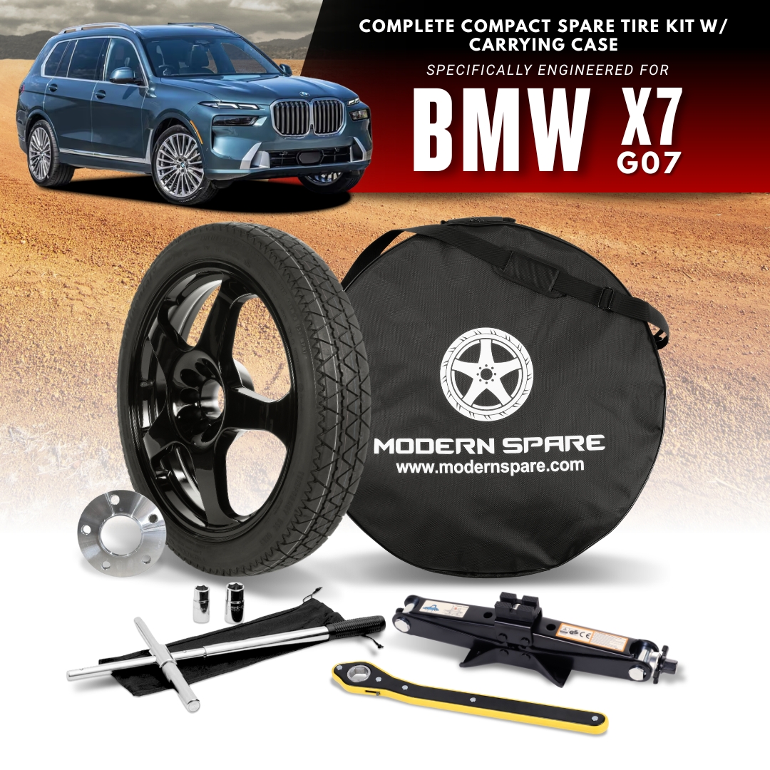 Fits 2018-2026 BMW X7 (G07) Models- Spare Tire And Complete Accessory Kit Options