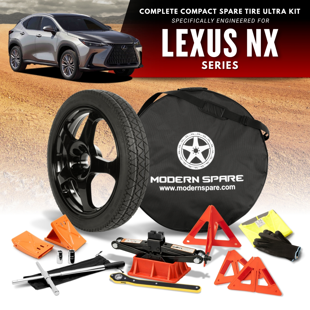 Fits All 2022-2026 Lexus NX Series (Including Hybrid & F-Sport Models) - Spare Tire And Complete Accessory Kit Options