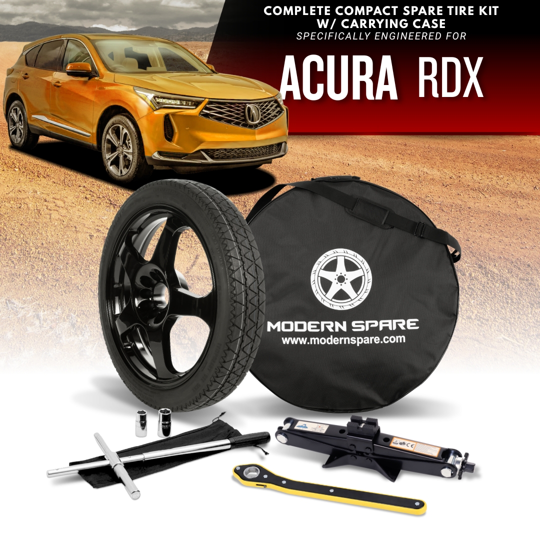 For All 2007-2026 Acura RDX Models- Spare Tire And Complete Accessory Kit Options