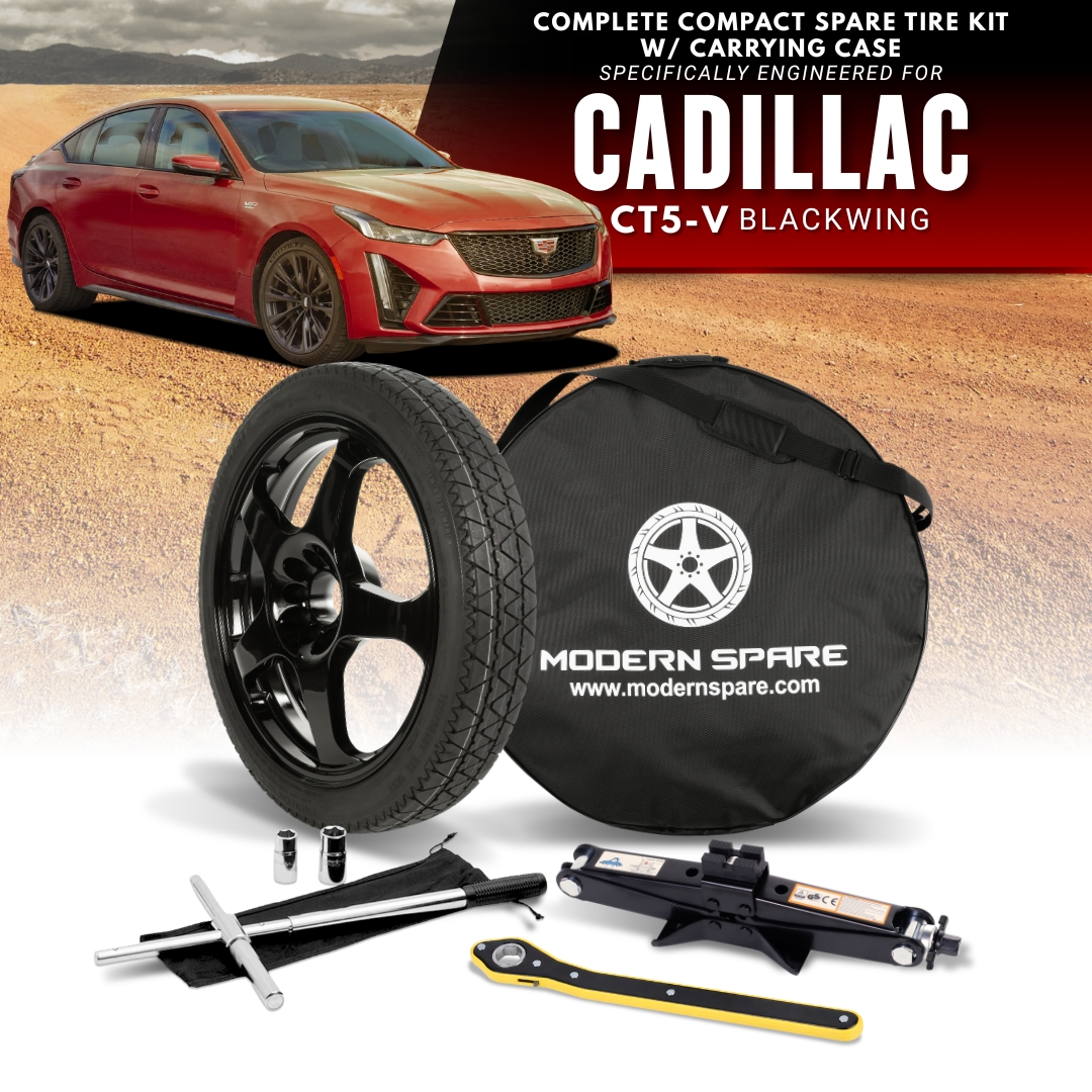 Fits All 2019-2026 Cadillac CT5-V Blackwing Edition- Spare Tire And Complete Accessory Kit Options