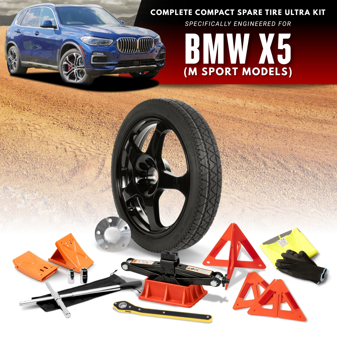 Fits All 2019-2026 BMW X5 (G05) Models W/ M Brake Options- Spare Tire And Complete Accessory Kit Options