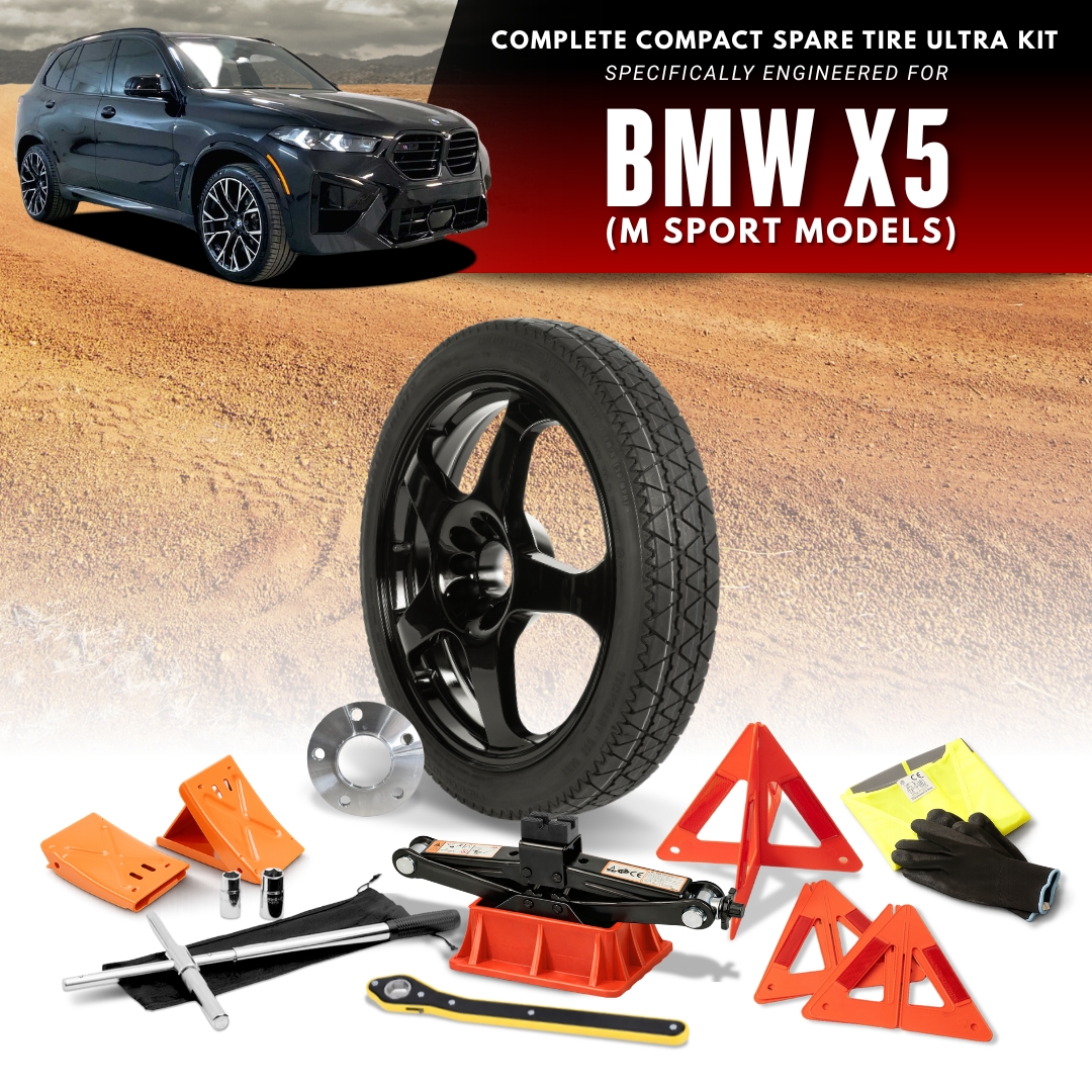Fits All 2019-2026 BMW X5 (G05) Models W/ M Brake Options- Spare Tire And Complete Accessory Kit Options
