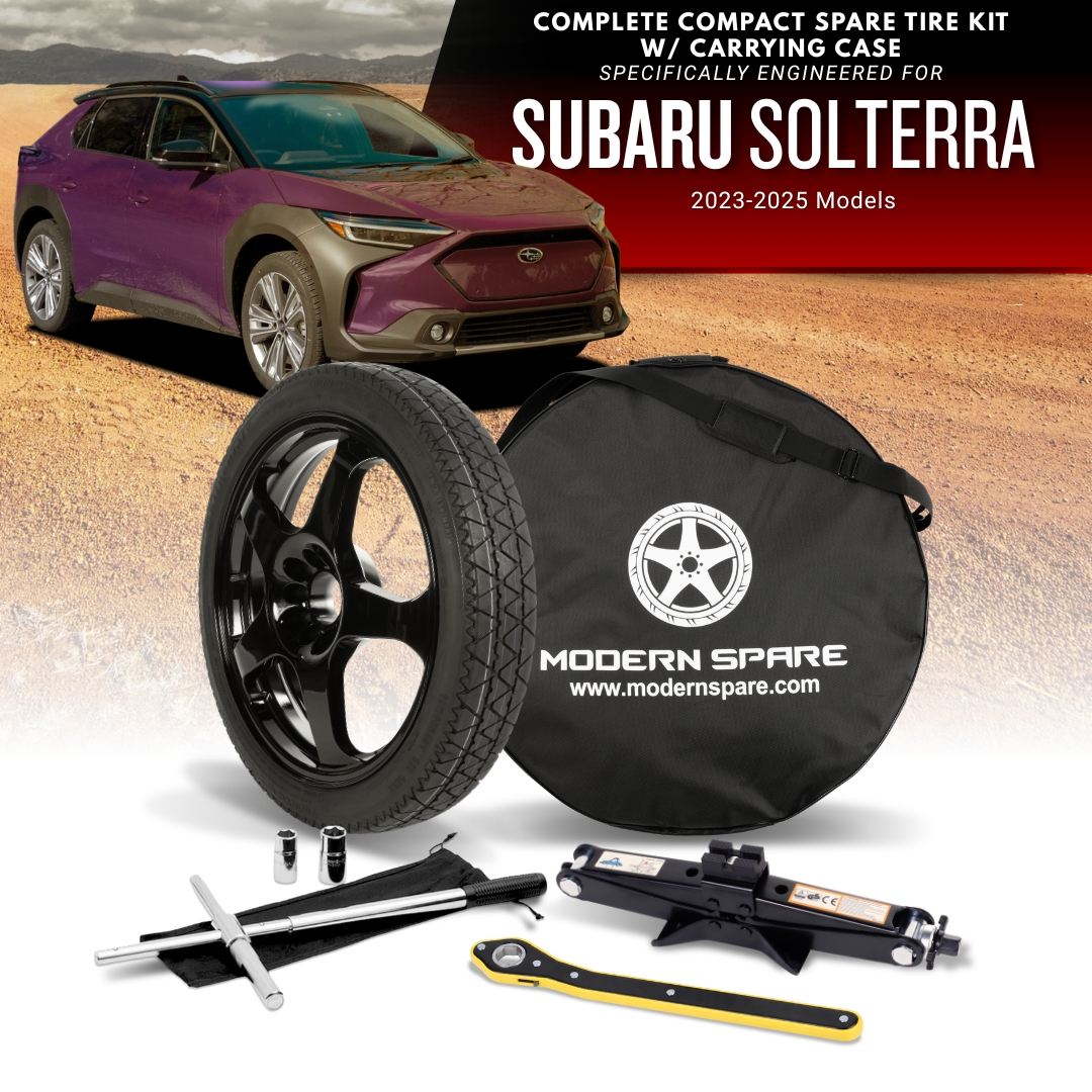 Fits 2023-2025 Subaru Solterra Models- Spare Tire And Complete Accessory Kit Options
