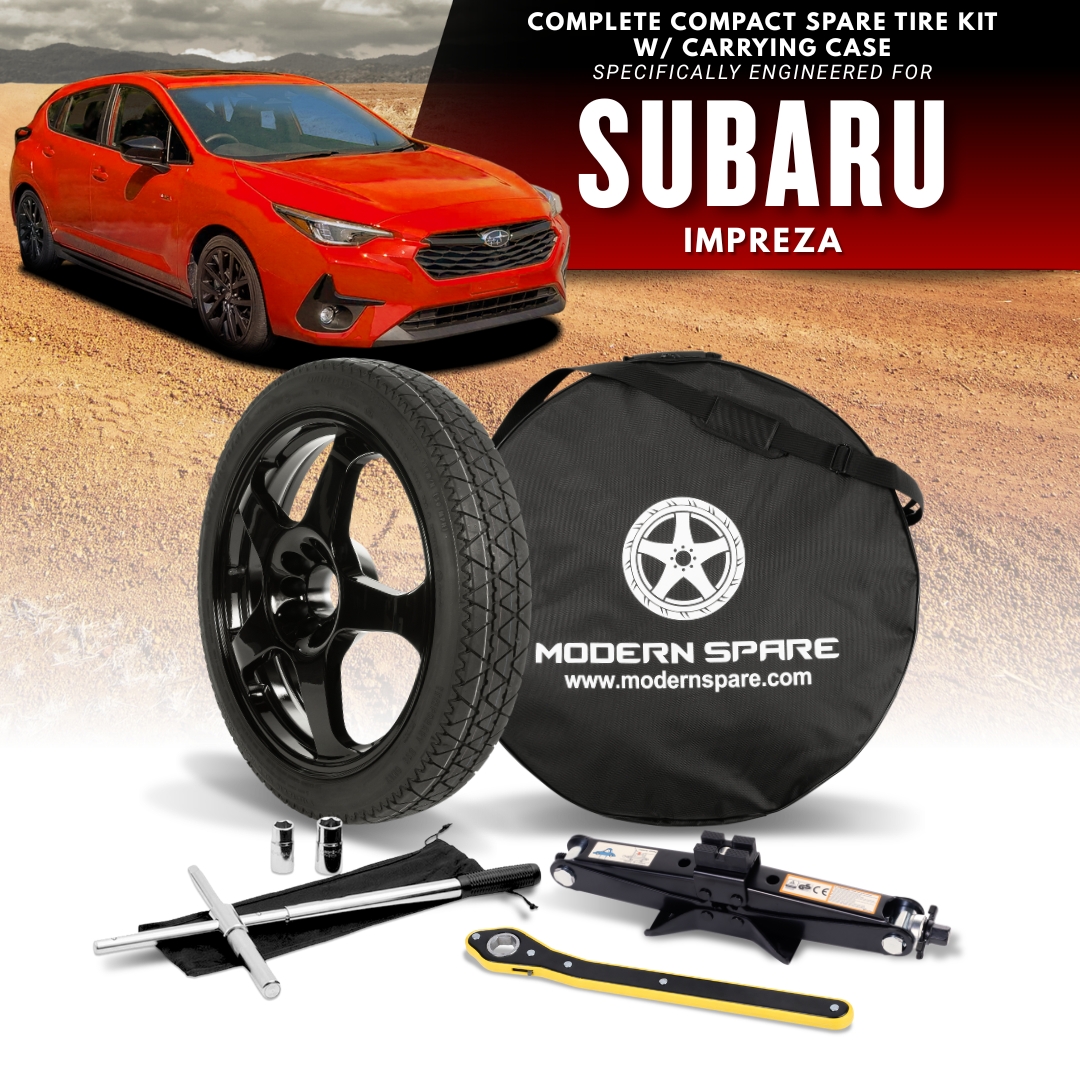 Fits 2024-2026 Subaru Impreza Models- Spare Tire And Complete Accessory Kit Options