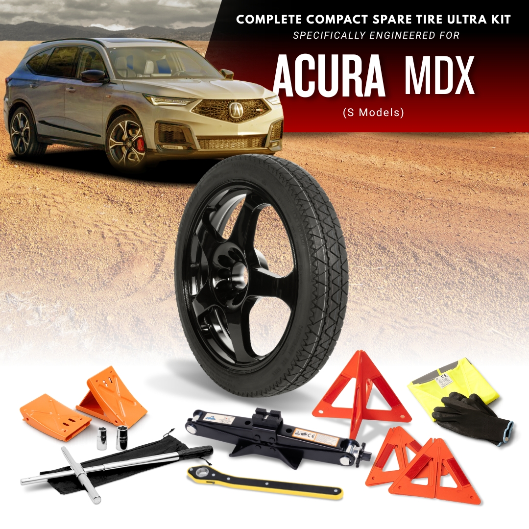 For All 2017-2027 Acura MDX (Type S)- Spare Tire And Complete Accessory Kit Options