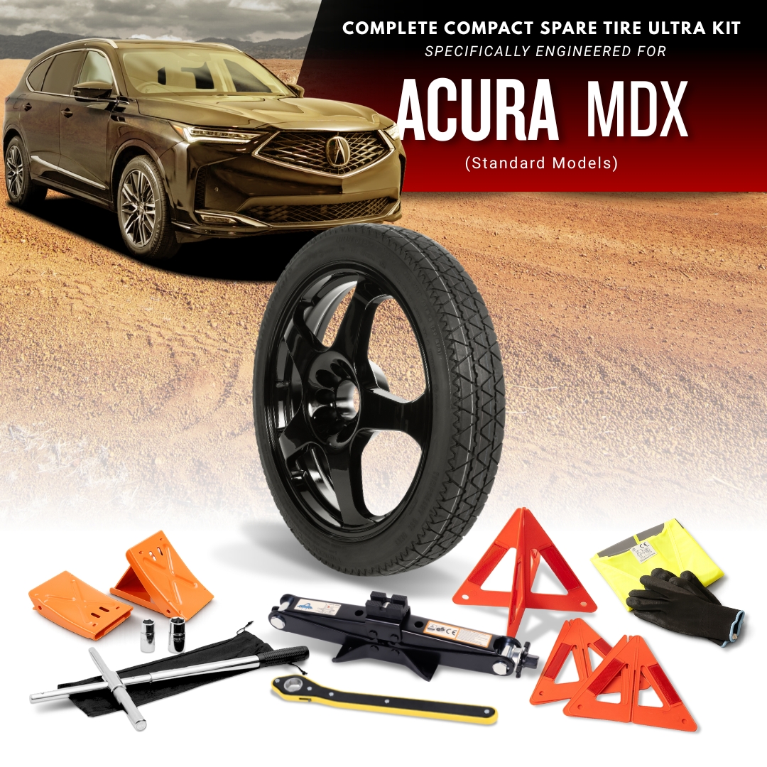For All 2017-2027 Acura MDX (Non Type S)- Spare Tire And Complete Accessory Kit Options