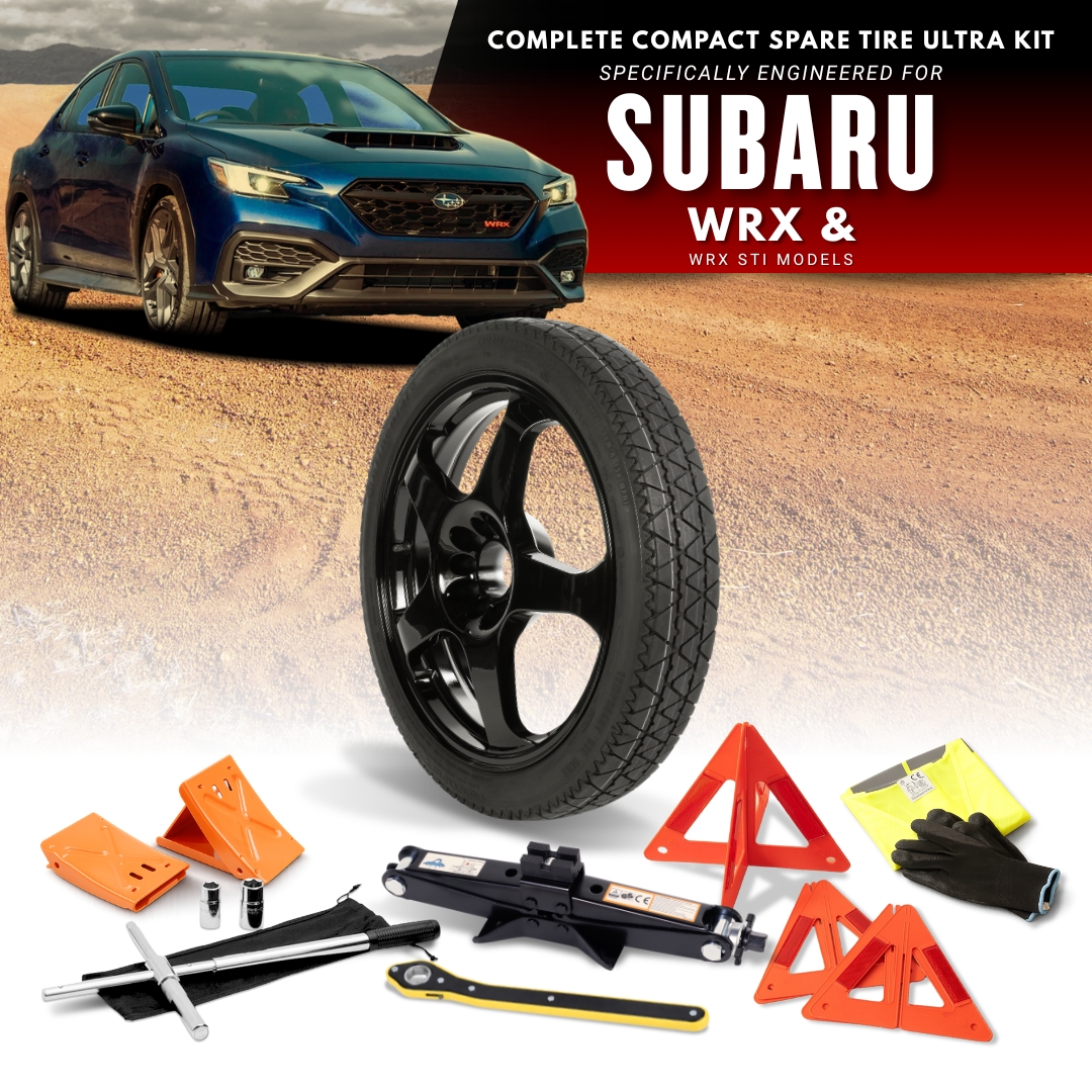 For All 2018-2026 Subaru WRX and WRX STI Models- Spare Tire And Complete Accessory Kit Options