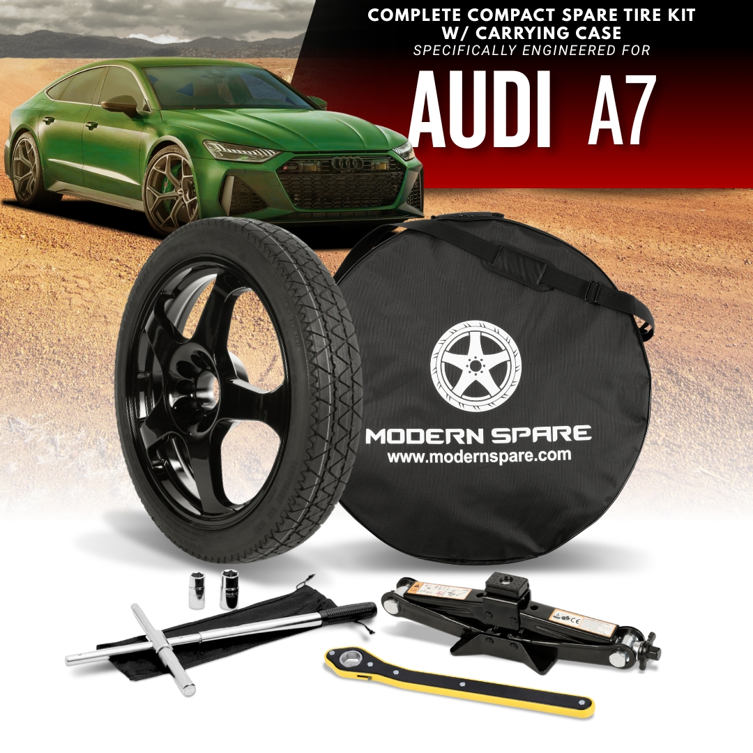 Fits All 2018-2025 Audi A7 Models - Spare Tire And Complete Accessory Kit Options