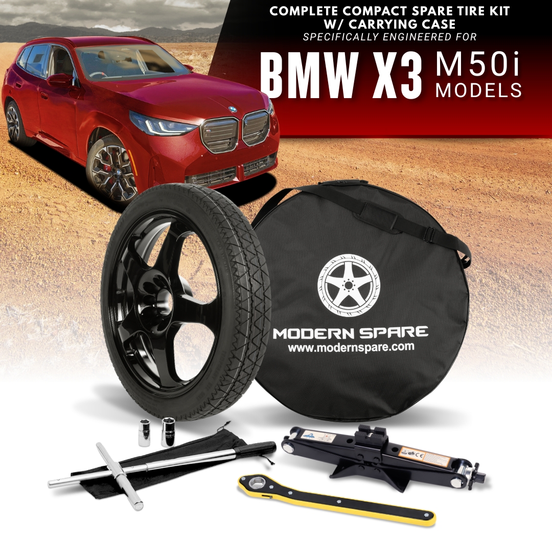 Fits All 2024-2026 BMW X3 (M50i) Models- Spare Tire And Complete Accessory Kit Options
