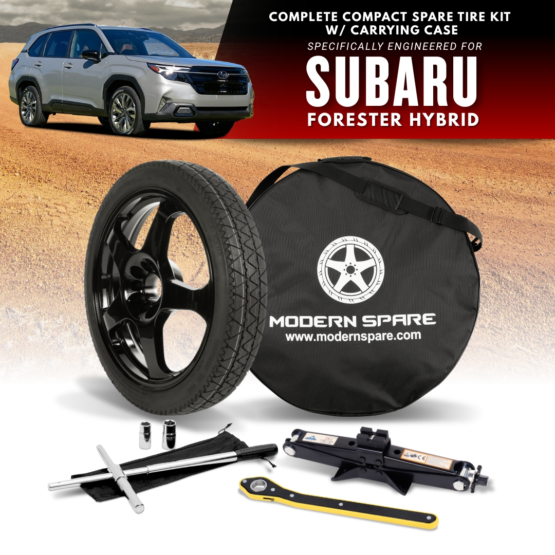 Fits 2025-2026 Subaru Forester Hybrid Models- Spare Tire And Complete Accessory Kit Options