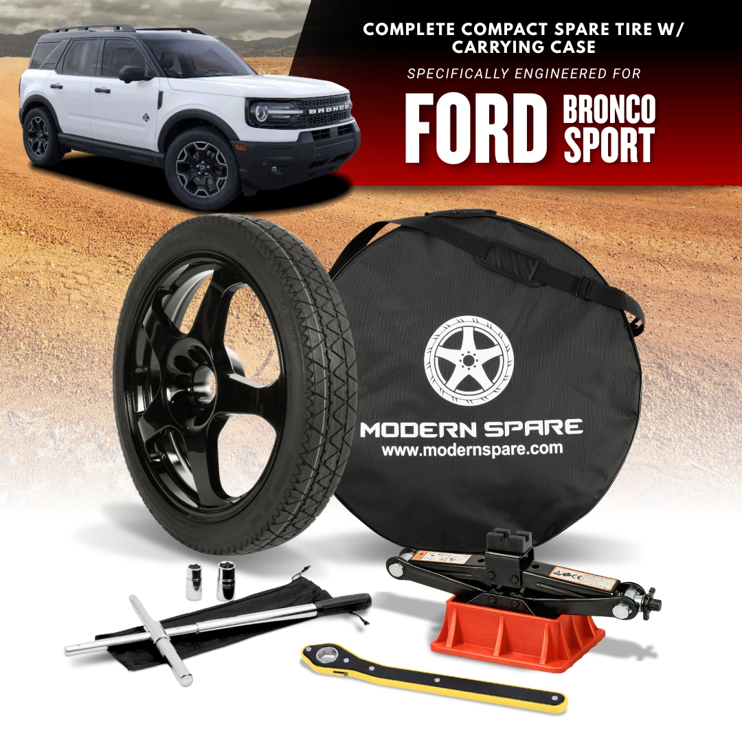 Fits All 2021-2026 Ford Bronco Sport Models - Spare Tire And Complete Accessory Kit Options