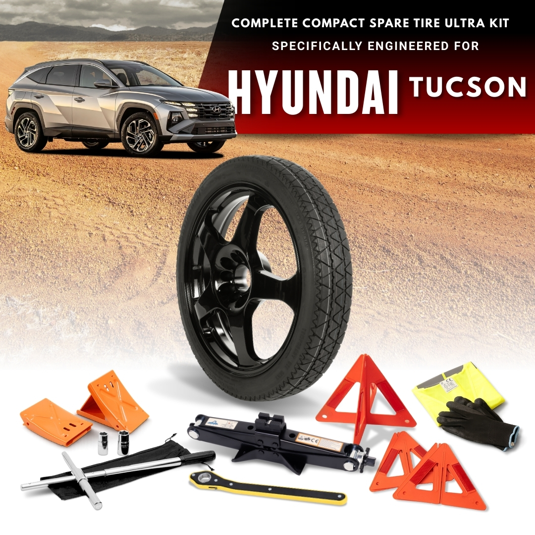 For All 2025-2026 Hyundai Tucson Models (Including Hybrid)- Spare Tire And Complete Accessory Kit Options