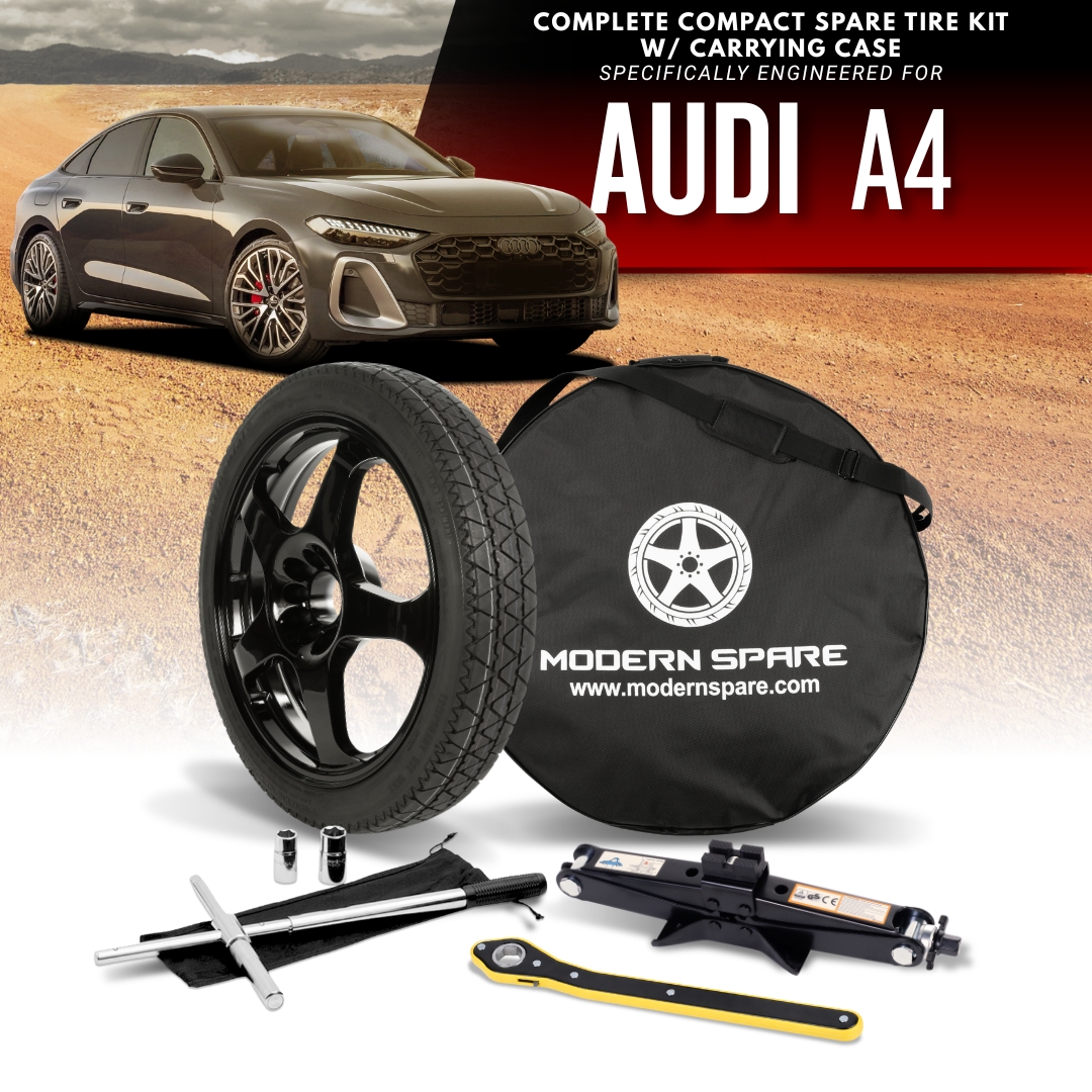 For All 2019-2025 Audi A4 Models - Spare Tire And Complete Accessory Kit Options