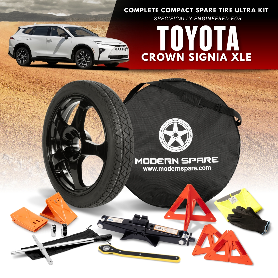 Fits All 2024-2026 Toyota Crown Signia (XLE)- Spare Tire And Complete Accessory Kit Options