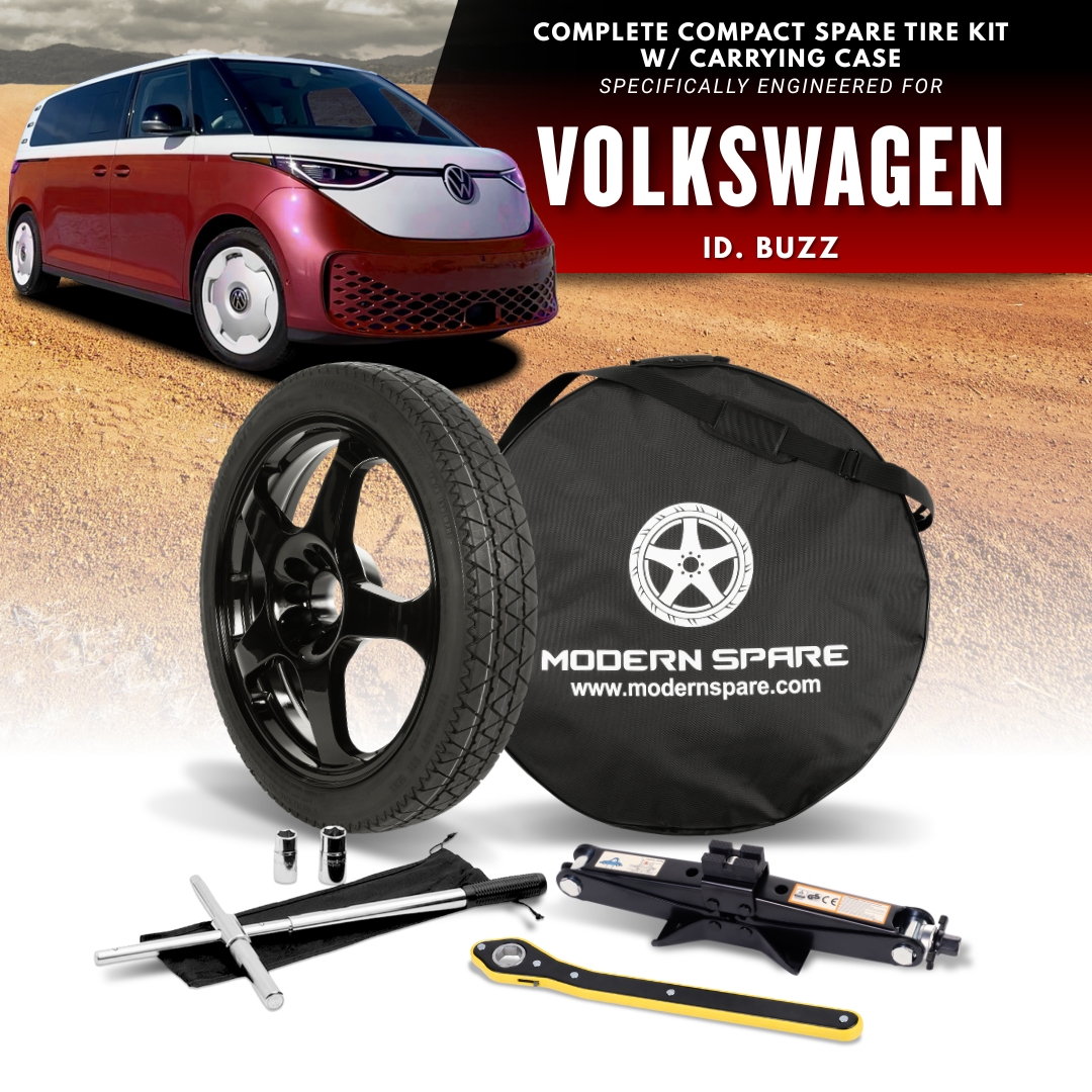 Fits All 2022-2026 Volkswagen ID. Buzz - Spare Tire And Complete Accessory Kit Options