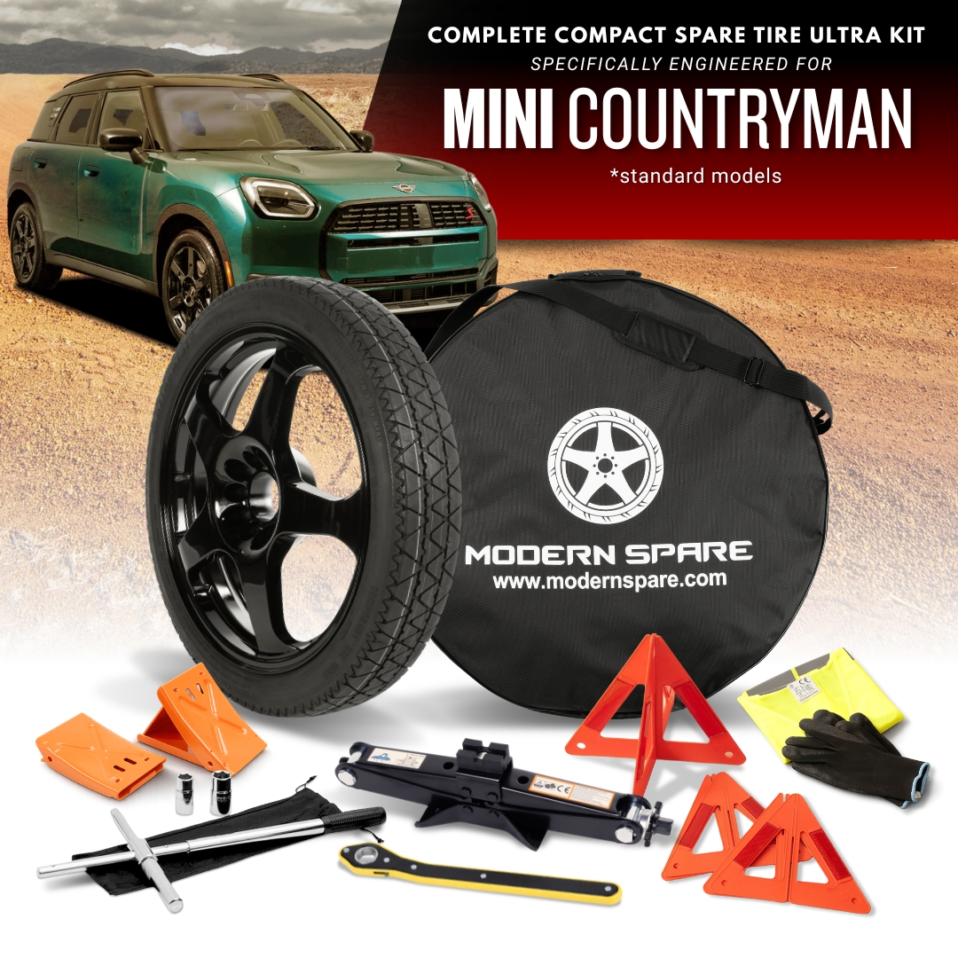 Fits All 2025-2026 MINI Countryman Models- Spare Tire And Complete Accessory Kit Options
