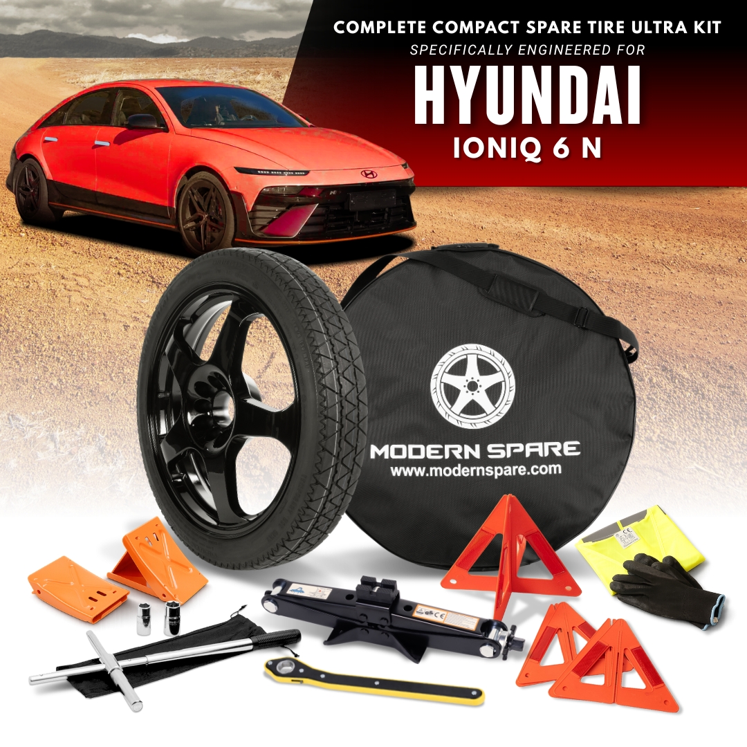 Fits All 2026 Hyundai Ioniq 6 (N Models)- Spare Tire And Complete Accessory Kit Options