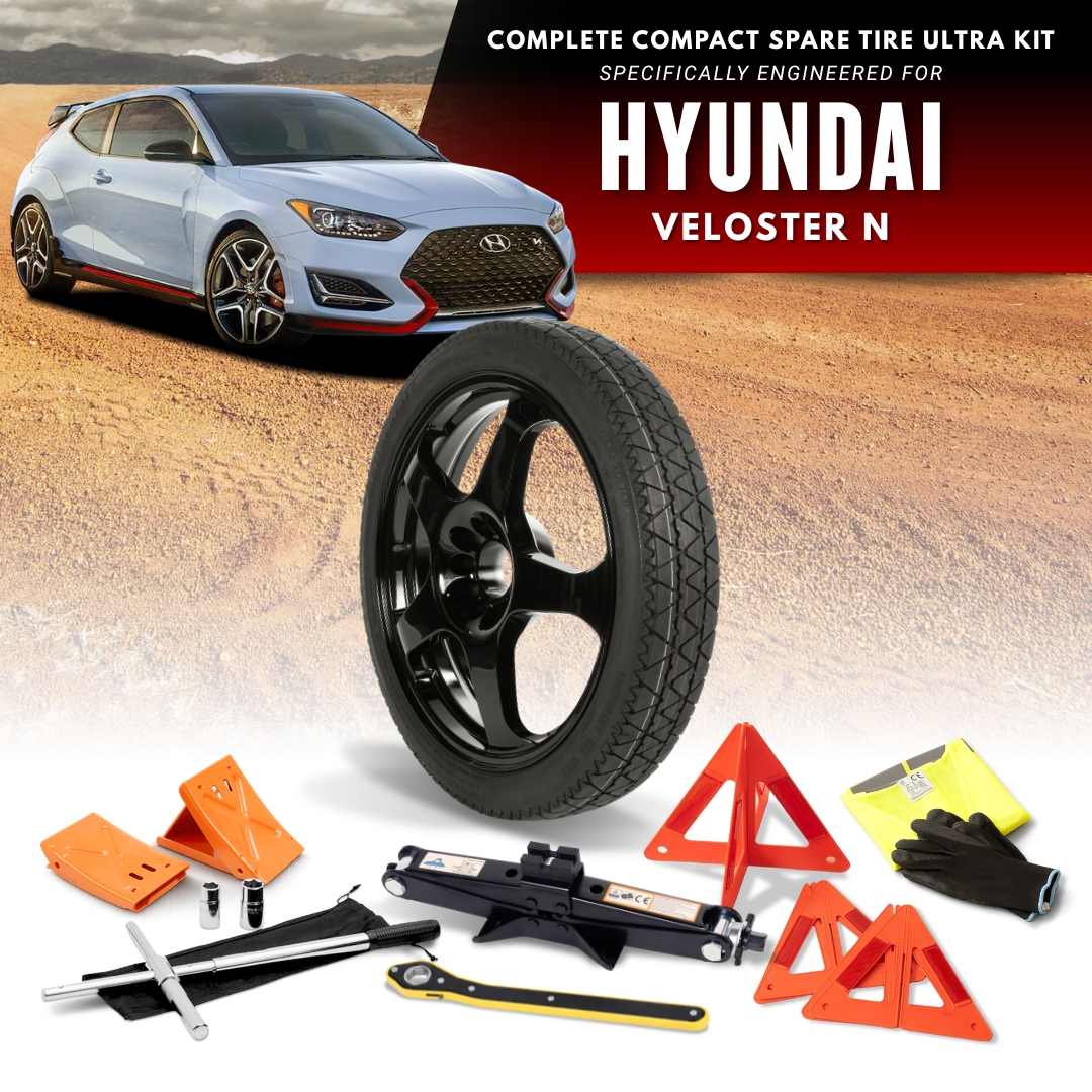 For All 2019-2022 Hyundai Veloster N Models- Spare Tire And Complete Accessory Kit Options